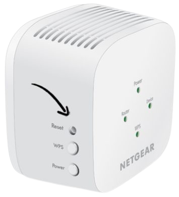 Netgear EX5000 AC1200 Reset